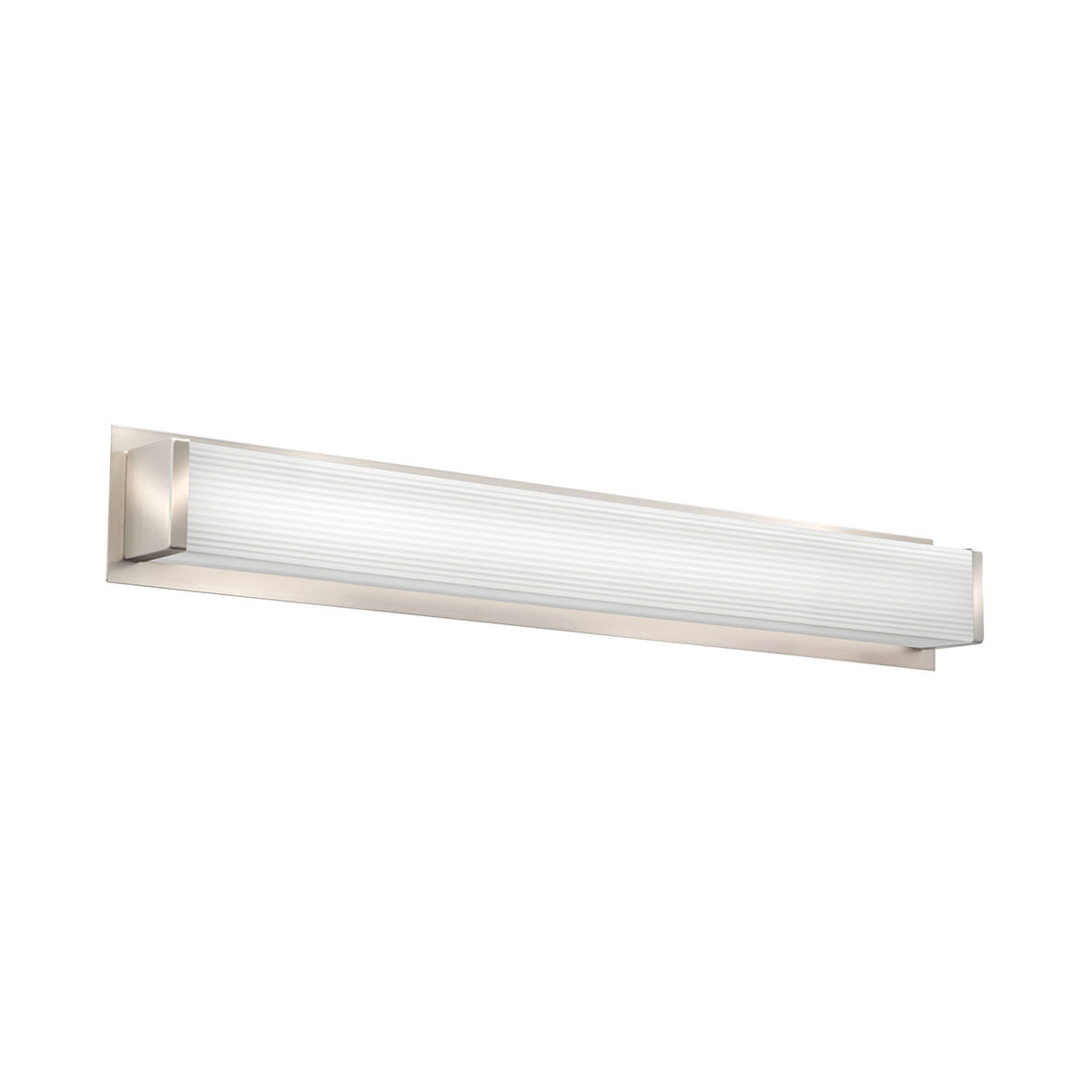FMVTSL Square LED 35 inch Brushed Nickel Vanity Light Wall Light