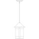 Berkeley 1 Light 8.38 inch Mission Brown Pendant Ceiling Light in Off White