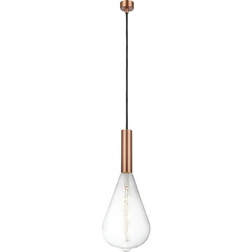 Auralume Edison LED 7 inch Antique Brass Mini Pendant Ceiling Light