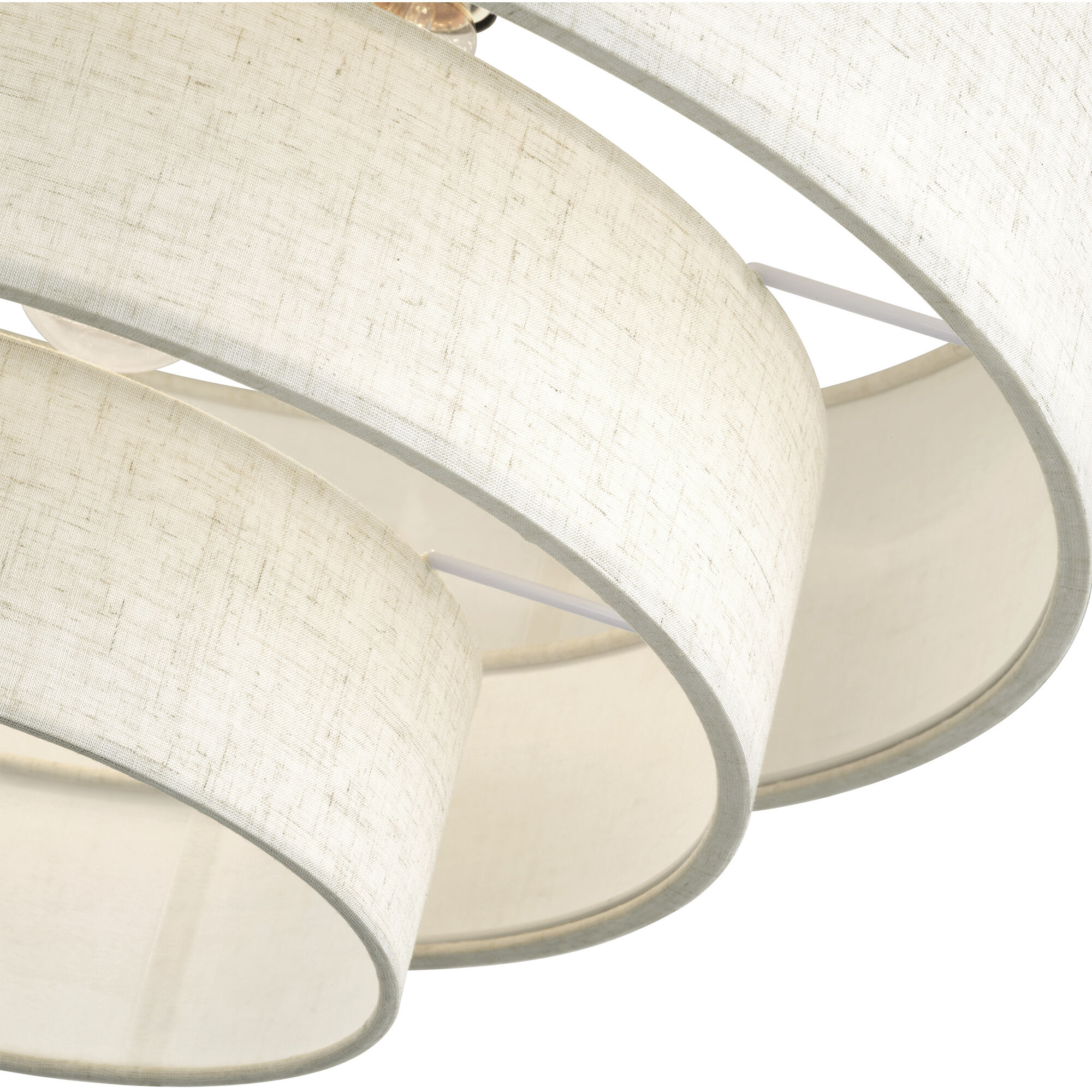 Manorwood 4 Light 21 inch Antique Brass Semi Flush Mount Ceiling Light, Extra Large