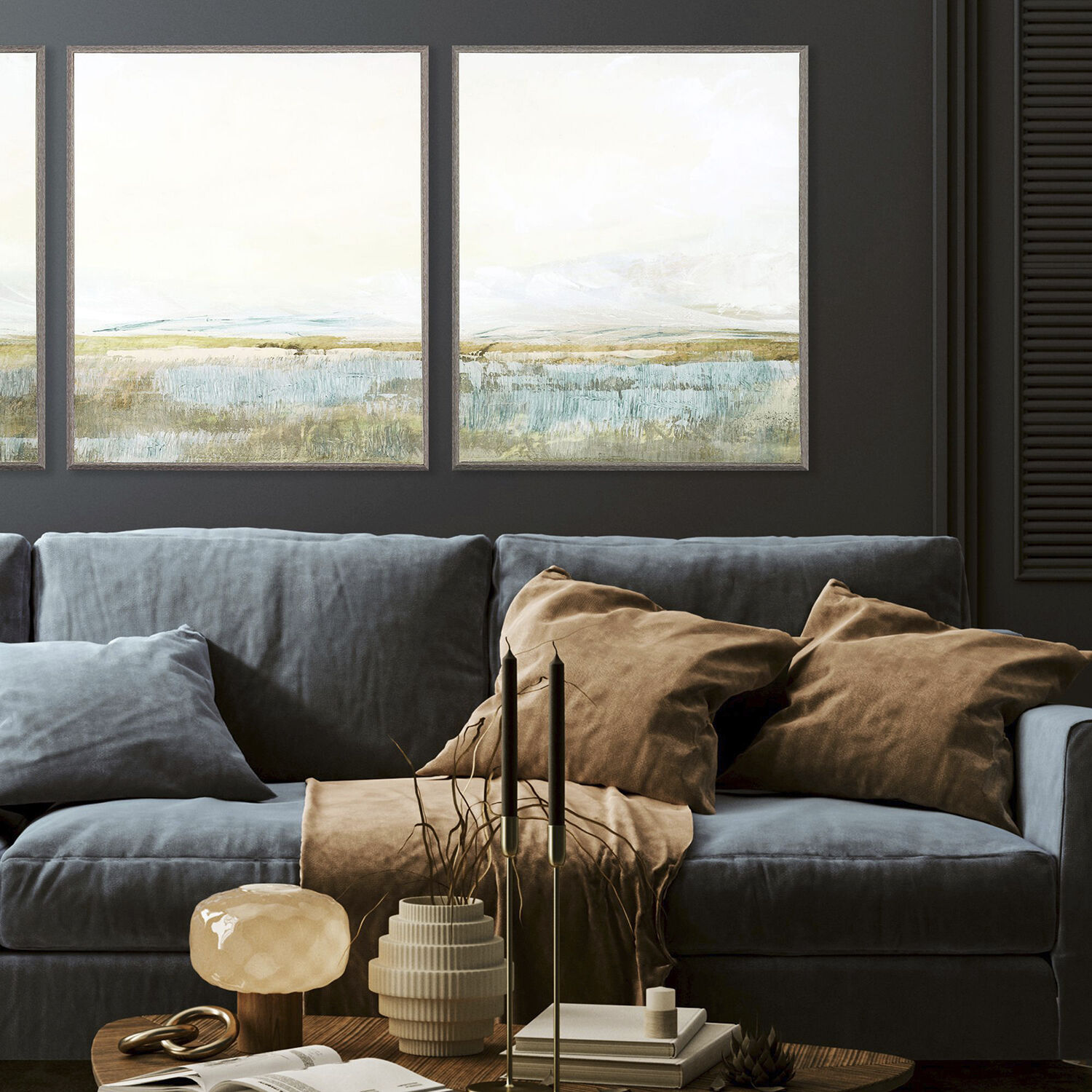 Mediterranean Escape 25 X 21 inch Non-Glass Framed Art, Propac