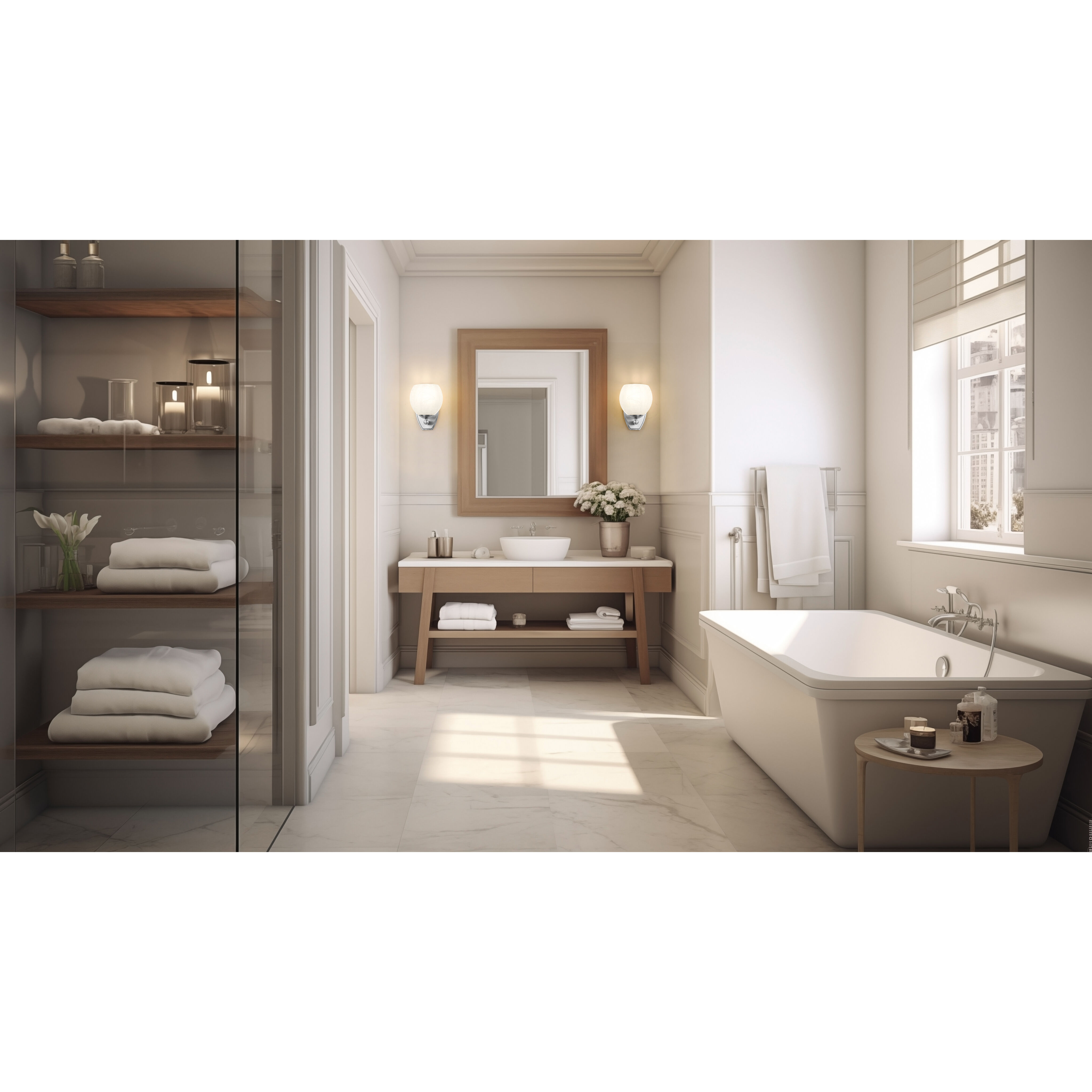 Colette Wall Sconce Wall Light in Brushed Nickel