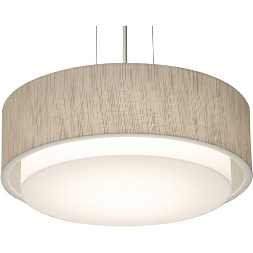 Sanibel 2 Light 16 inch Satin Nickel Pendant Ceiling Light