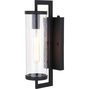 Morgan Park LED 16 inch Matte Black Outdoor Wall