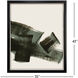 Dynamic Detail / Dynamic Design Green and Black and Brown and Multi Framed Art
