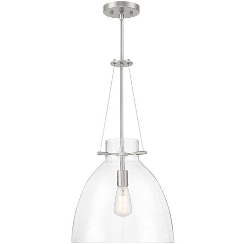Foster 1 Light 14 inch Satin Nickel Pendant Ceiling Light