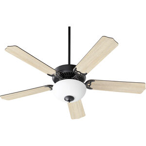 Capri VIII 52 inch Midnight Bronze with Matte Black and Weathered Oak Blades Ceiling Fan