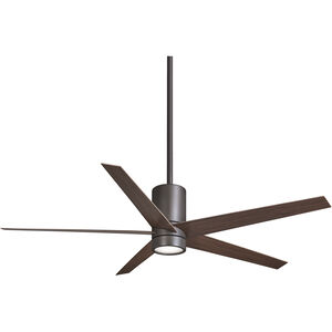 Symbio 56 inch Oil Rubbed Bronze with Medium Maple Blades Ceiling Fan