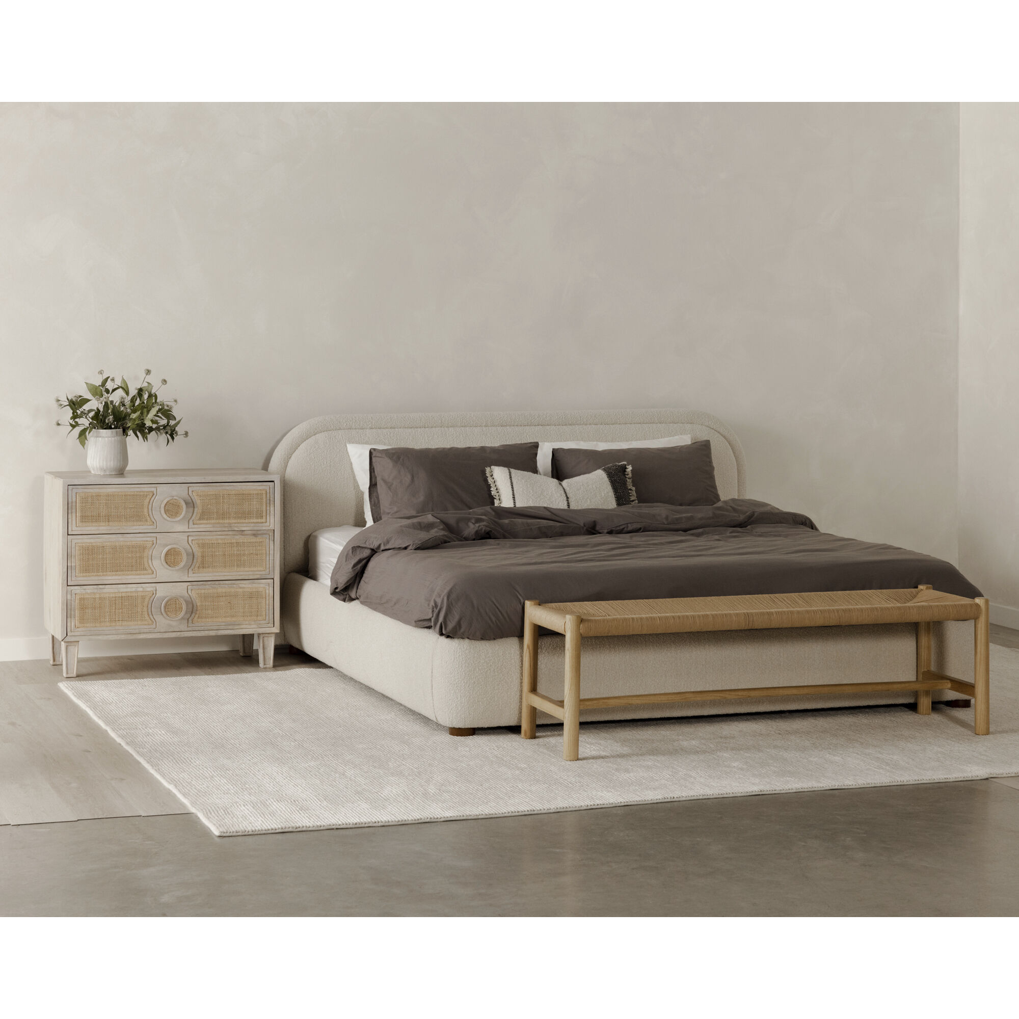 Manzanita cane sales platform bed