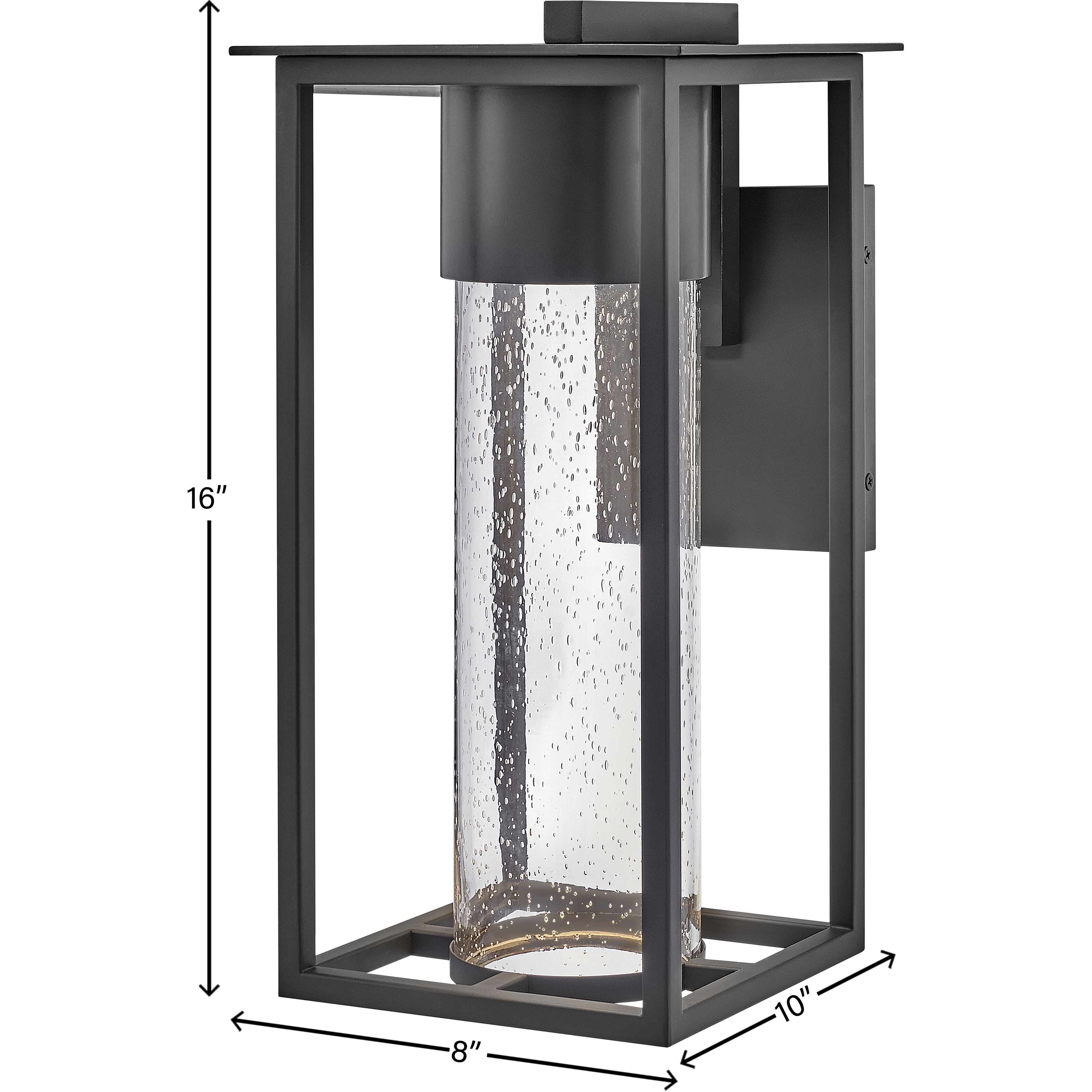 Coastal Elements Coen LED 16 inch Black Outdoor Wall Mount Lantern