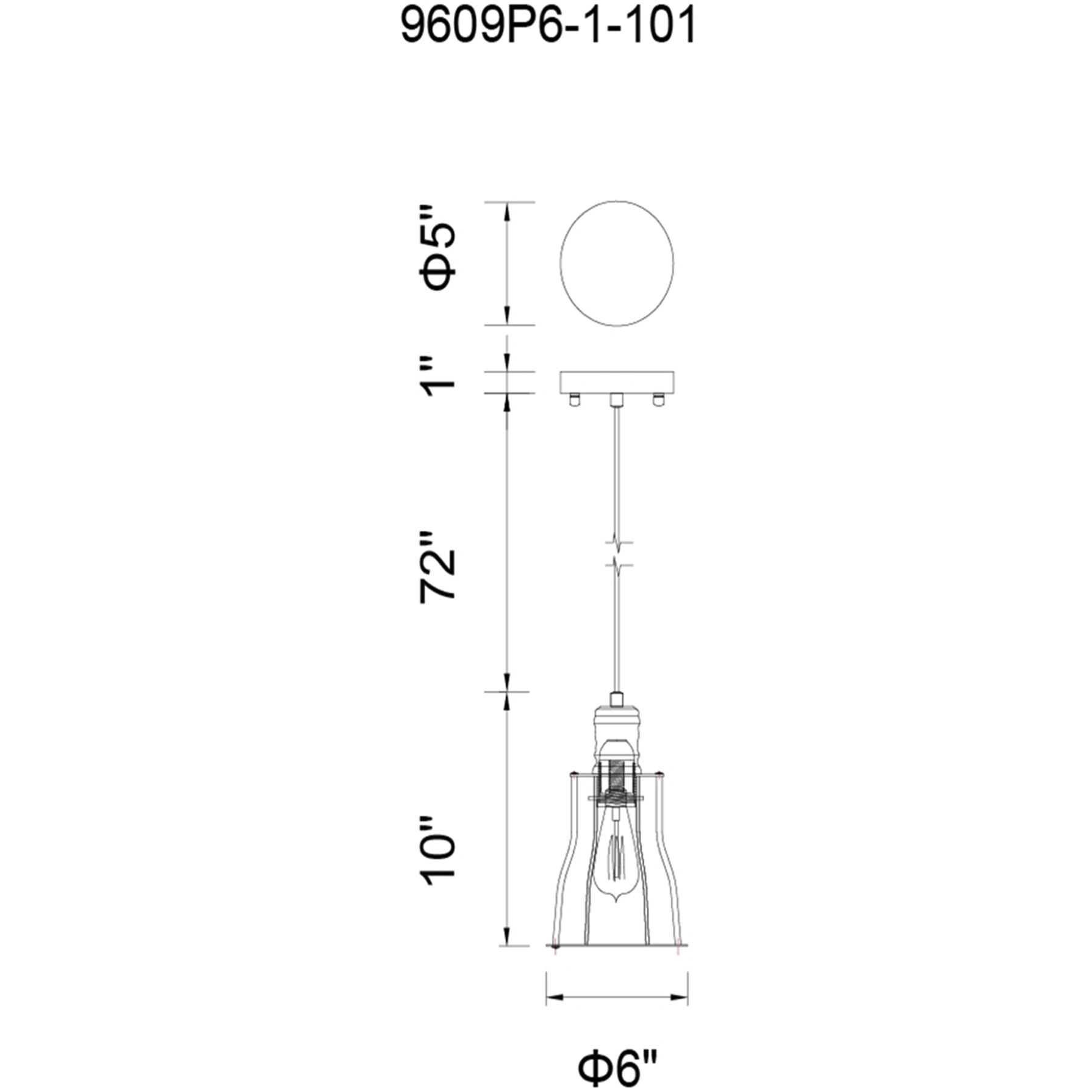 Graham 1 Light 6 inch Black Down Mini Pendant Ceiling Light
