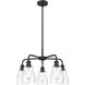 Ellery 5 Light 22.75 inch Matte Black Chandelier Ceiling Light in Seedy