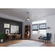 Gravity 72 inch Matte Silver with Light Gray Oak Blades Ceiling Fan