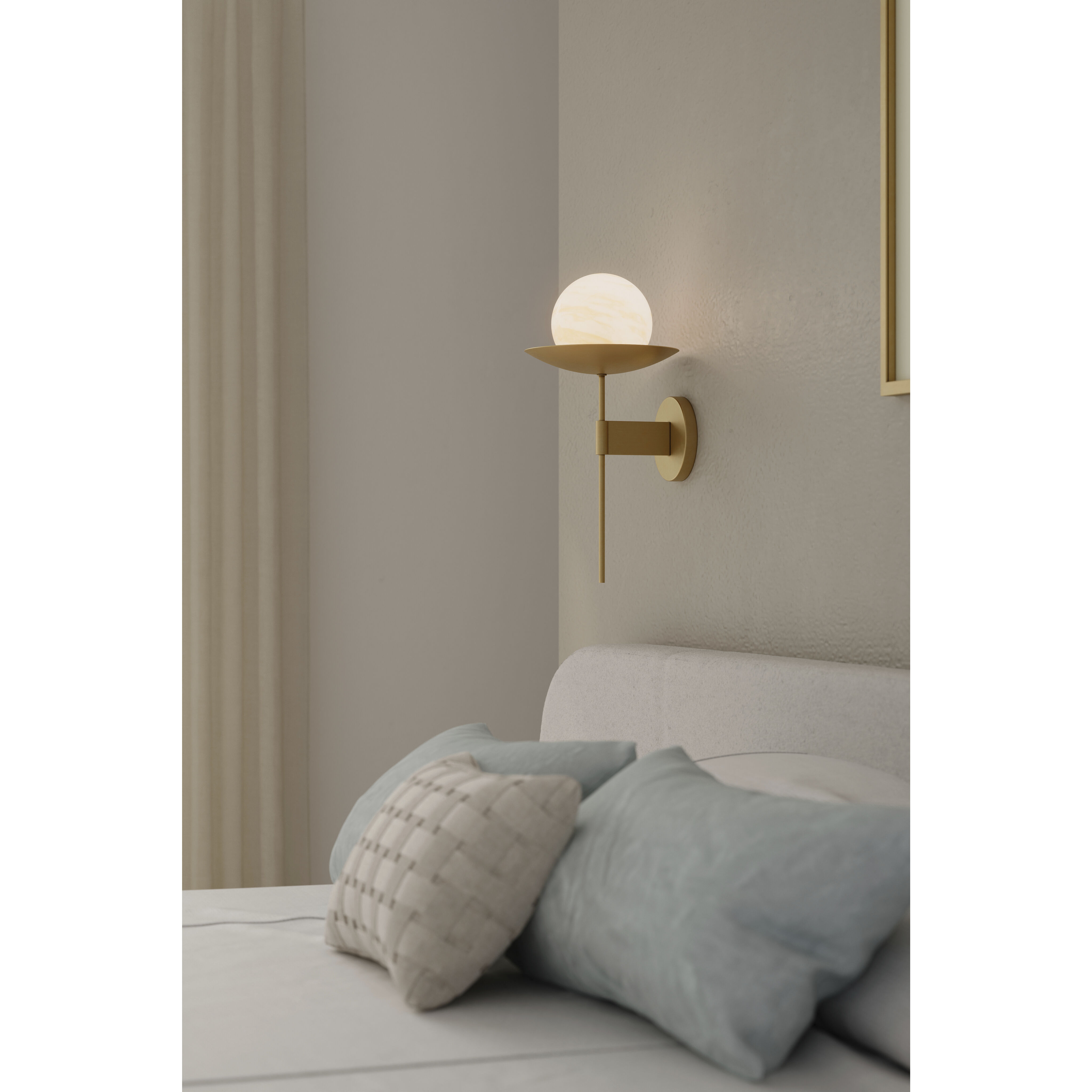 Olenne 1 Light 9 inch Legacy Brass Wall Sconce Wall Light
