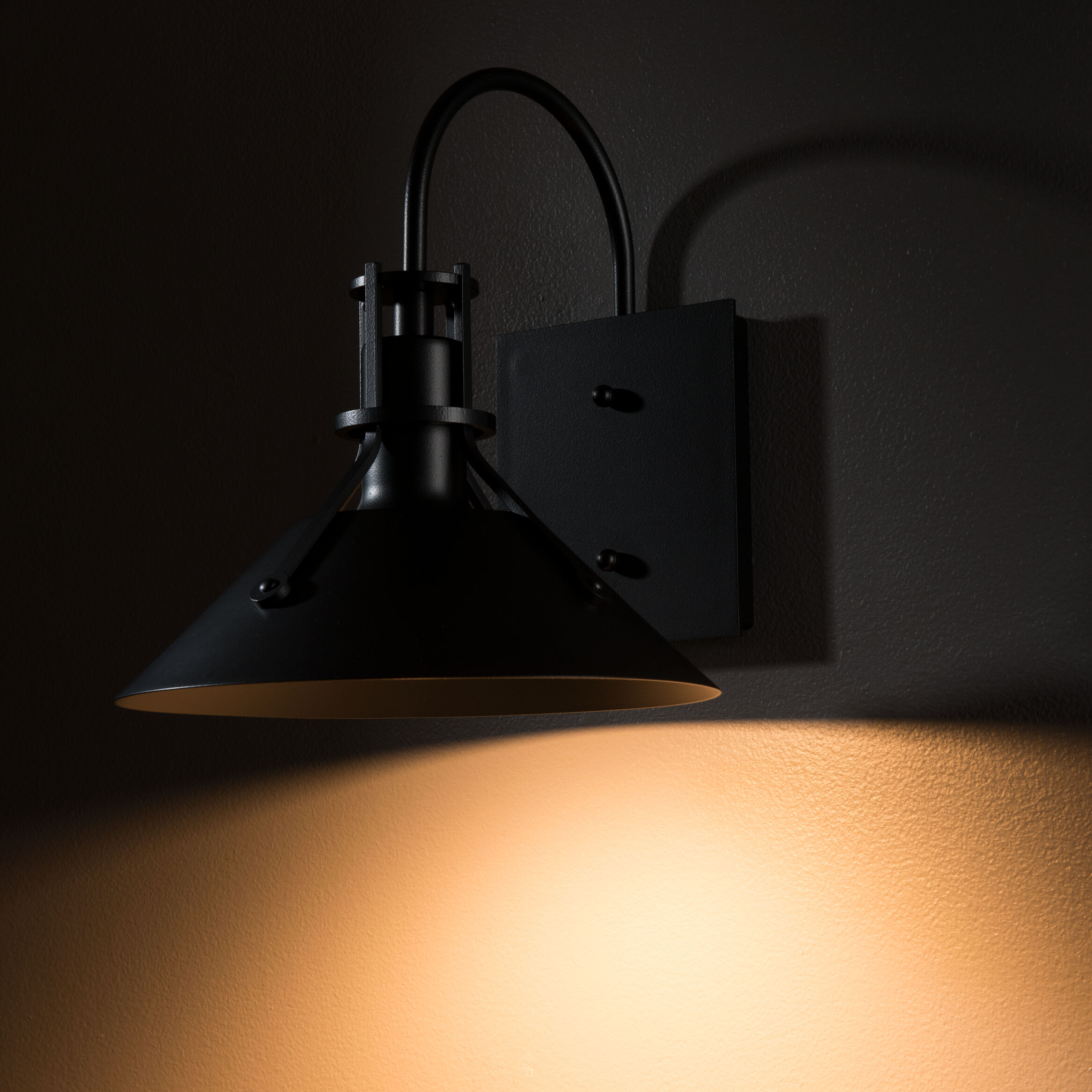 Henry 1 Light 10.5 inch Coastal Black Outdoor Sconce, Small