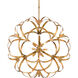 Sappho 9 Light 33.5 inch Autumn Gold Orb Chandelier Ceiling Light