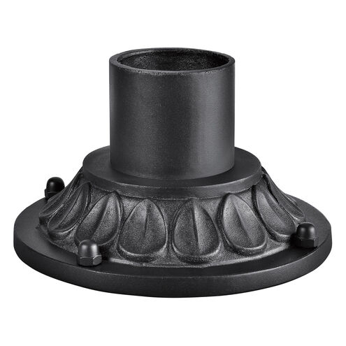 Accessory 6 inch Textured Black Post Pedestal Mount