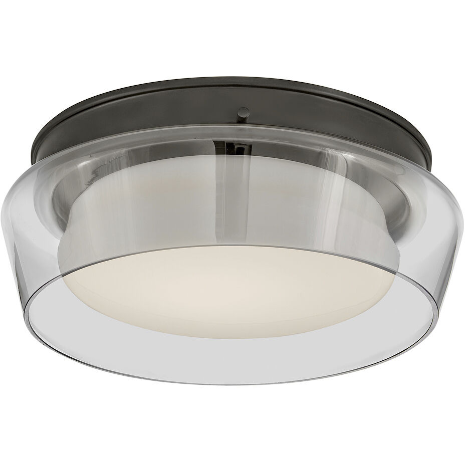 Demi LED 15.75 inch Black Oxide Flush Mount Ceiling Light