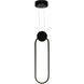 Pulley LED 4 inch Black Mini Pendant Ceiling Light