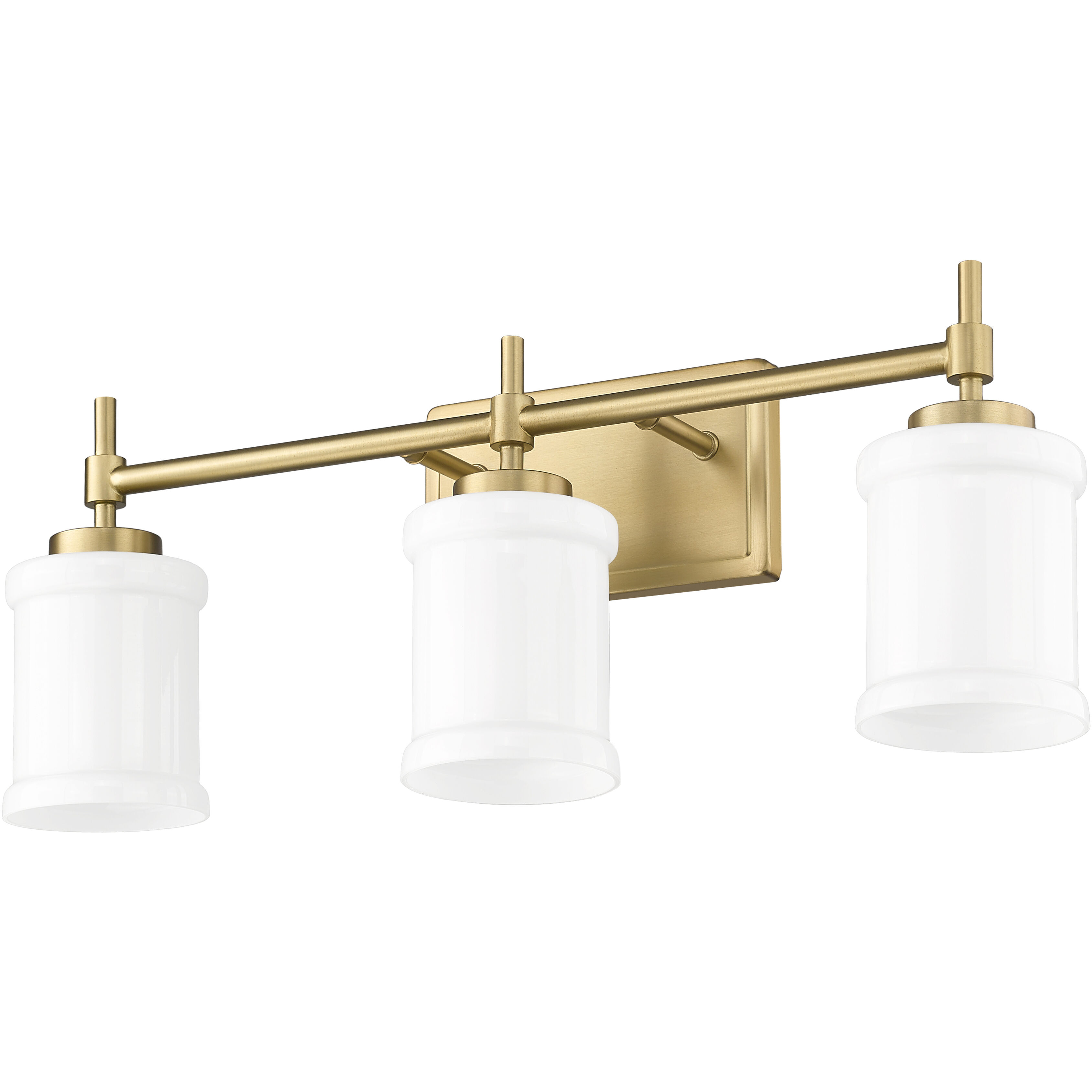 Cadoc 3 Light 23.5 inch Modern Gold Bath Vanity Light Wall Light