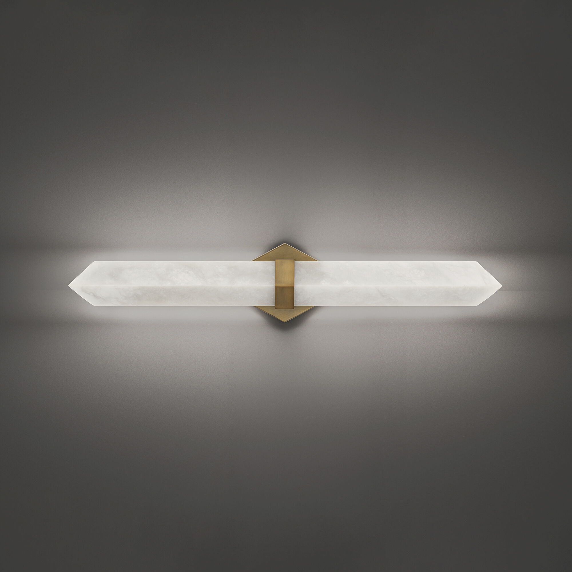 Javelin 1 Light 28 inch Aged Brass Bath Vanity Light Wall Light