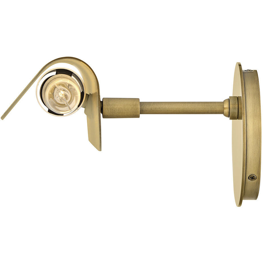 Barrett 9 inch 10.00 watt Heritage Brass Adjustable Accent Light Wall Light