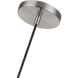 Twinewell 1 Light 5.13 inch Brushed Nickel Mini Pendant Ceiling Light
