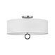 Galerie Link 4 Light 23.75 inch Brushed Nickel Semi-Flush Mount Ceiling Light