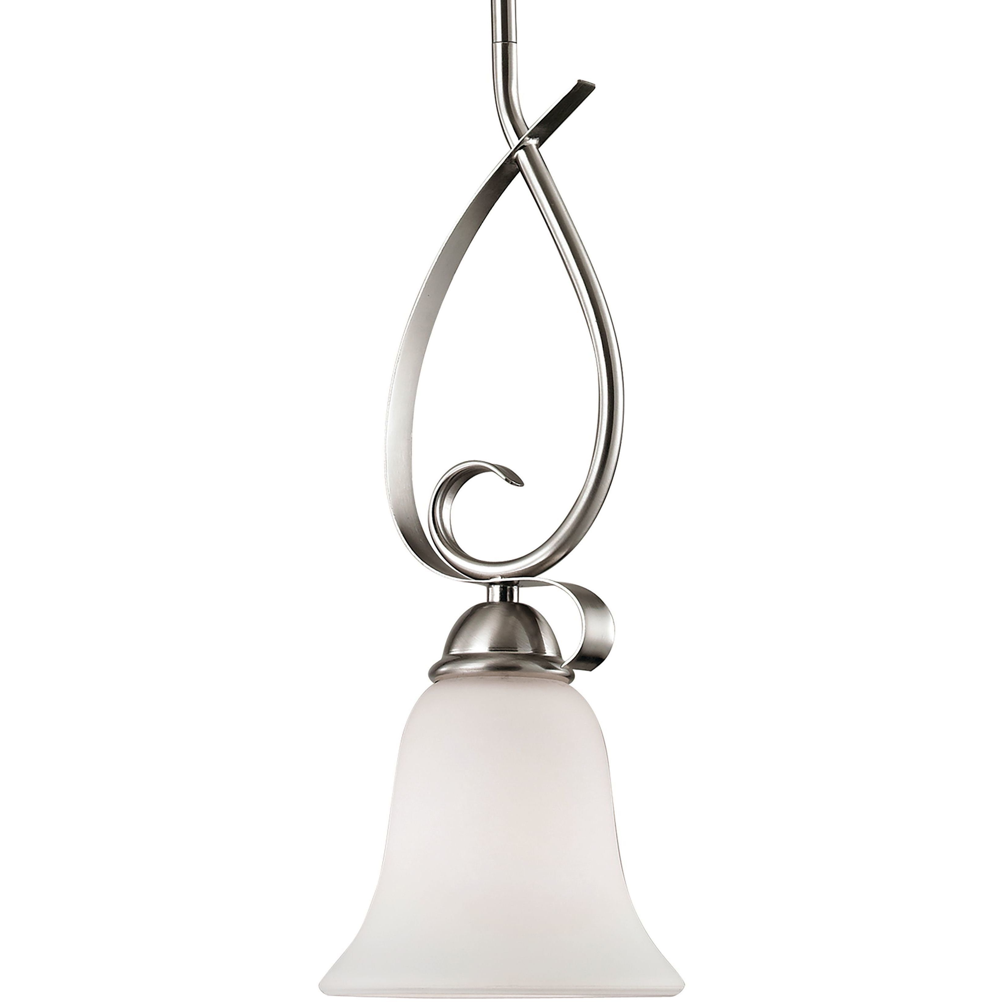 Brighton 1 Light 6 inch Brushed Nickel Mini Pendant Ceiling Light