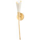 Montrose 1 Light 4.5 inch Vintage Gold Leaf and Soft Sand ADA Wall Sconce Wall Light