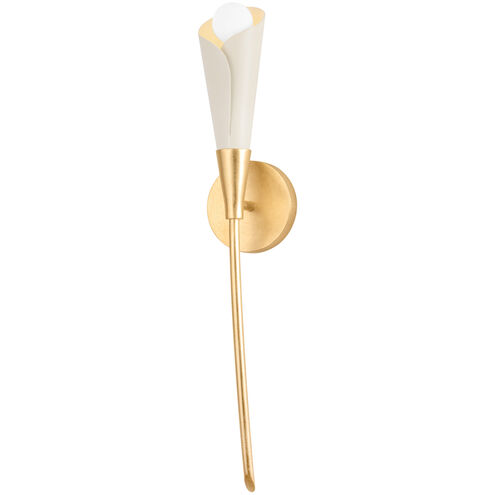 Montrose 1 Light 4.5 inch Vintage Gold Leaf and Soft Sand ADA Wall Sconce Wall Light