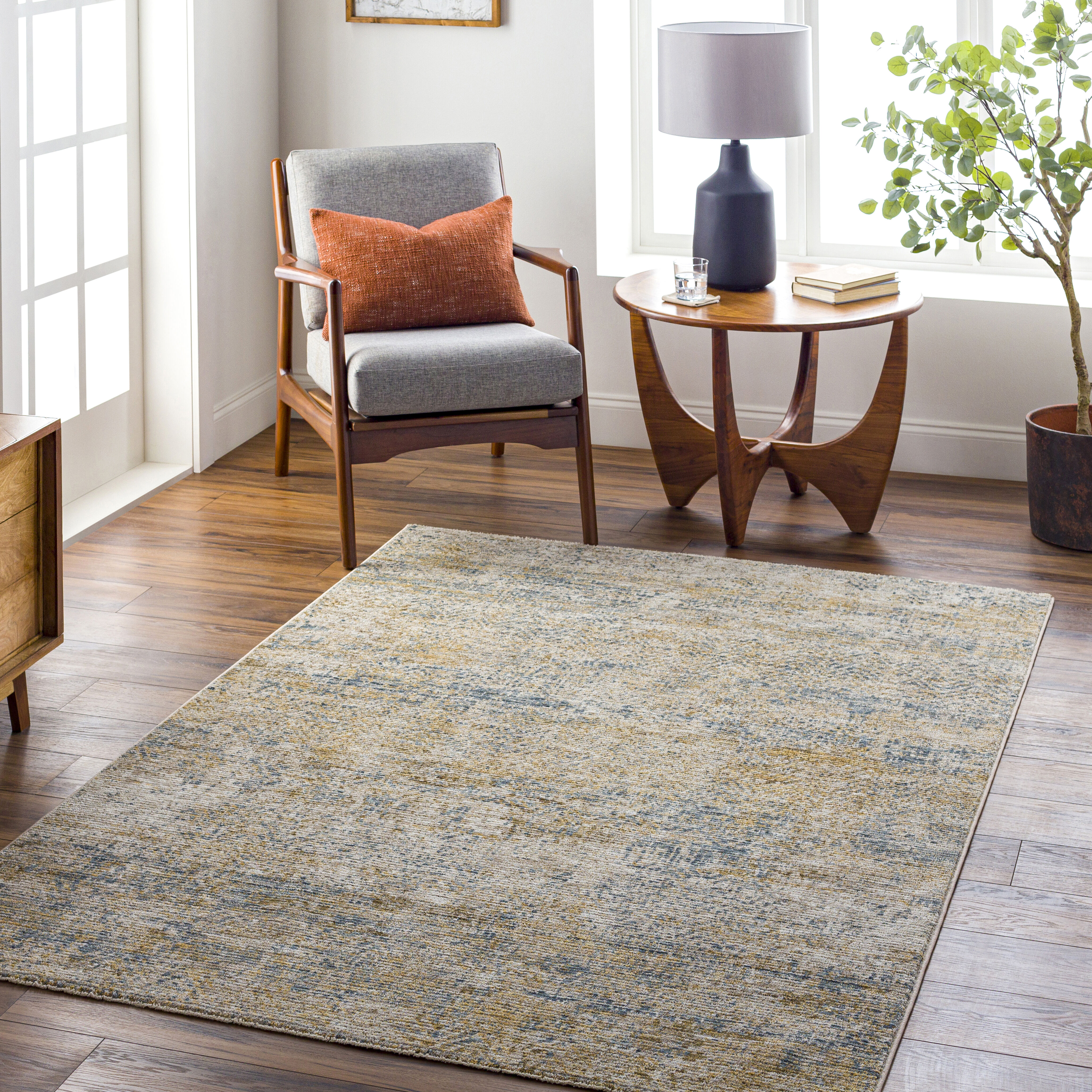 Naila 123 X 94 inch Sage Rug, Rectangle