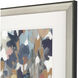 Florals Collection Blue Framed Art