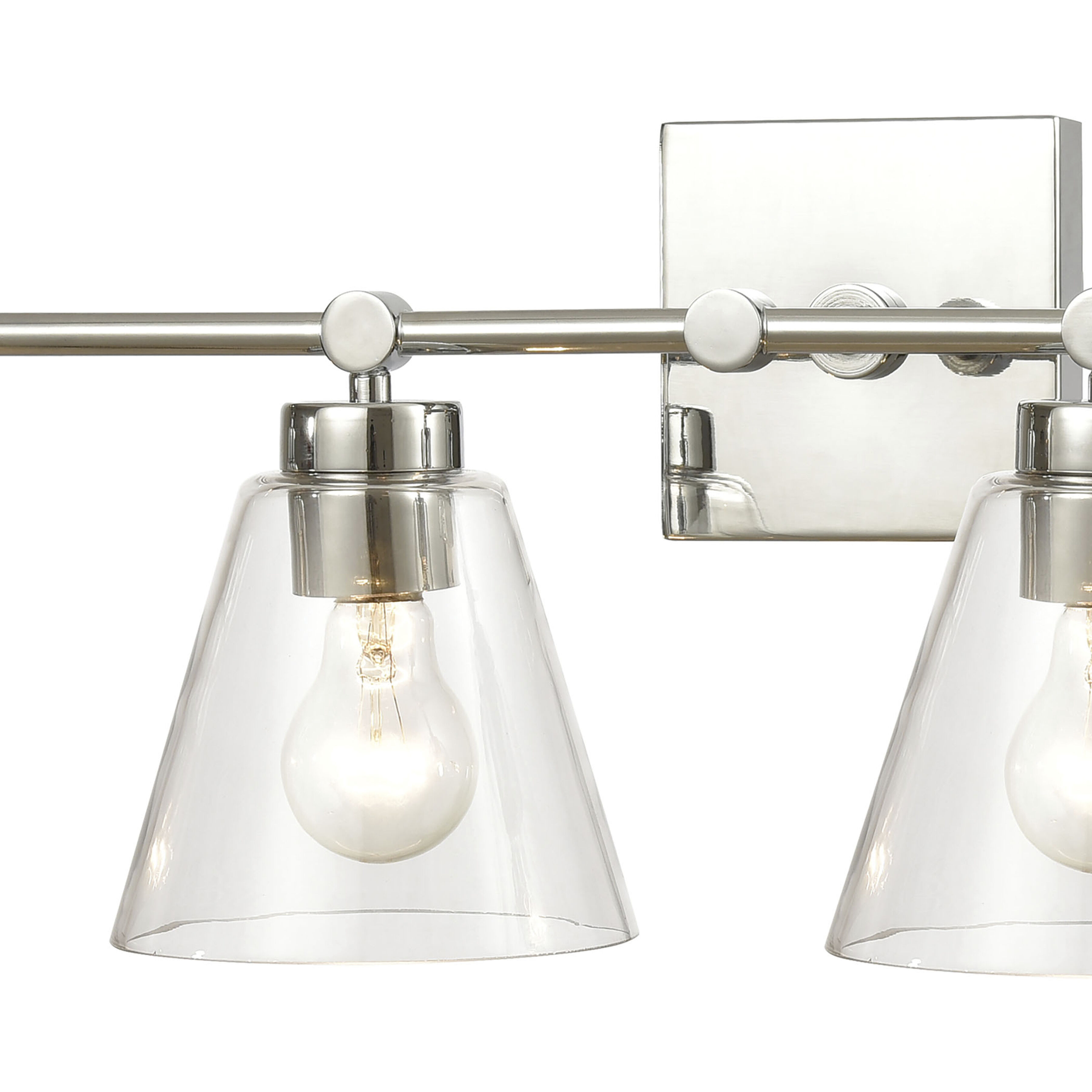 East Point Vanity Light Wall Light in Polished Chrome