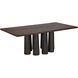 Severity 84 X 44 inch Dark Walnut & Ebony Dining Table