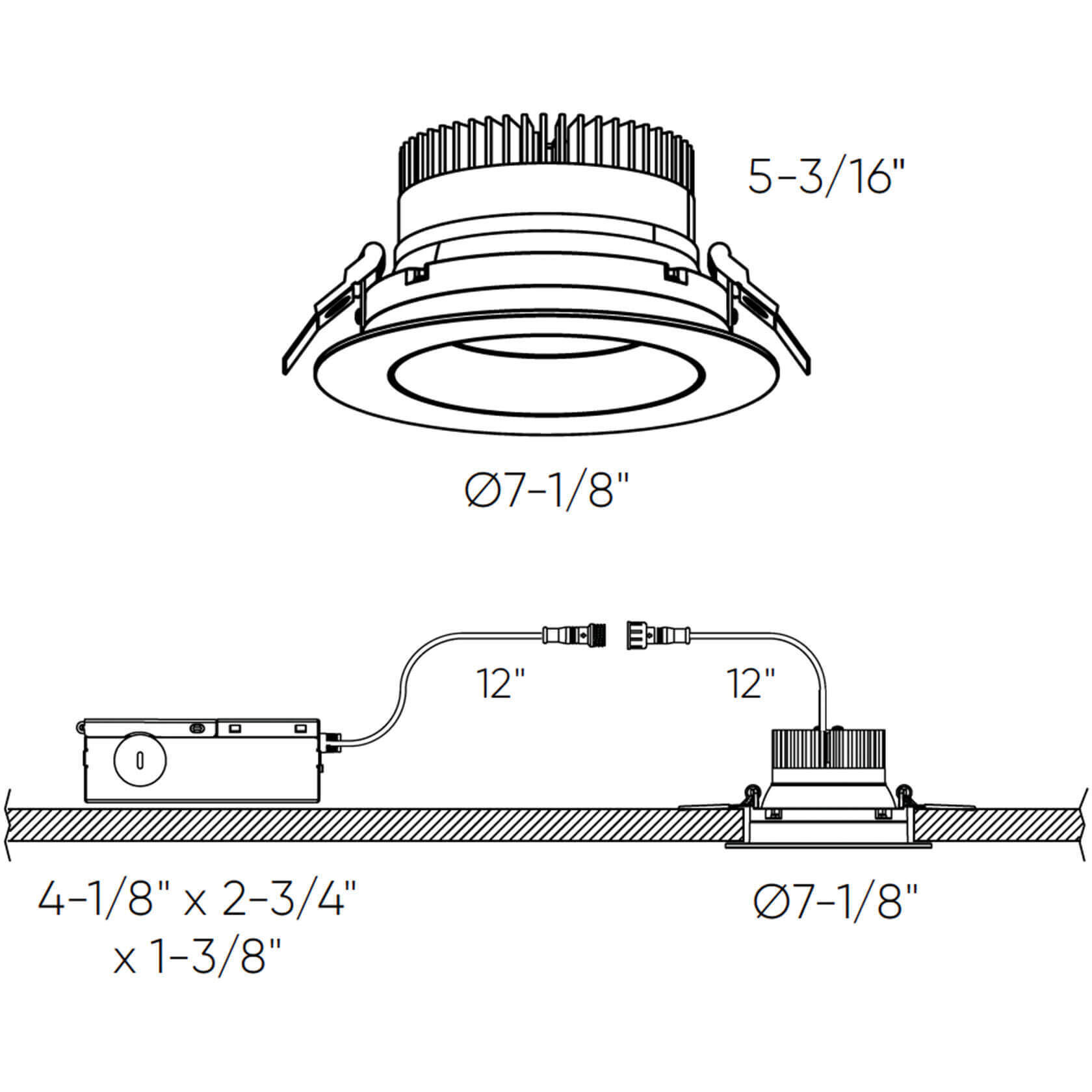 Revolve White Directional Recessed Light
