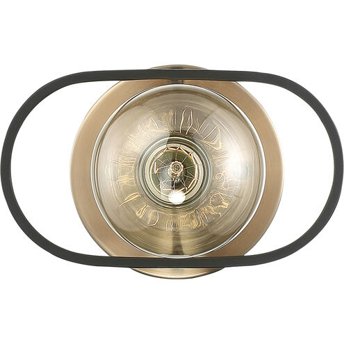 Chassis 1 Light 8 inch Copper Brushed Brass and Matte Black Wall Sconce Wall Light