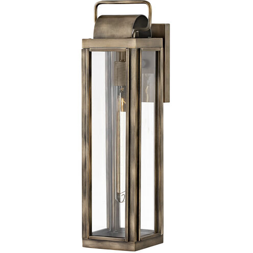 Heritage Sag Harbor LED 21 inch Burnished Bronze Outdoor Wall Mount Lantern, Large