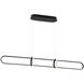 Berkley Linear Chandelier Ceiling Light in Black