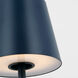 Mena 12.88 inch 2.20 watt Hague Blue Outdoor Table Lamp