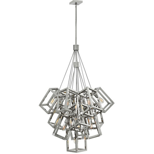 Ensemble LED 32.5 inch Polished Nickel Foyer Light Ceiling Light, Large