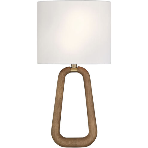 Jori 2 Light 10 inch Aged Brass Bath Vanity Light Wall Light in Aged Brass and Wood