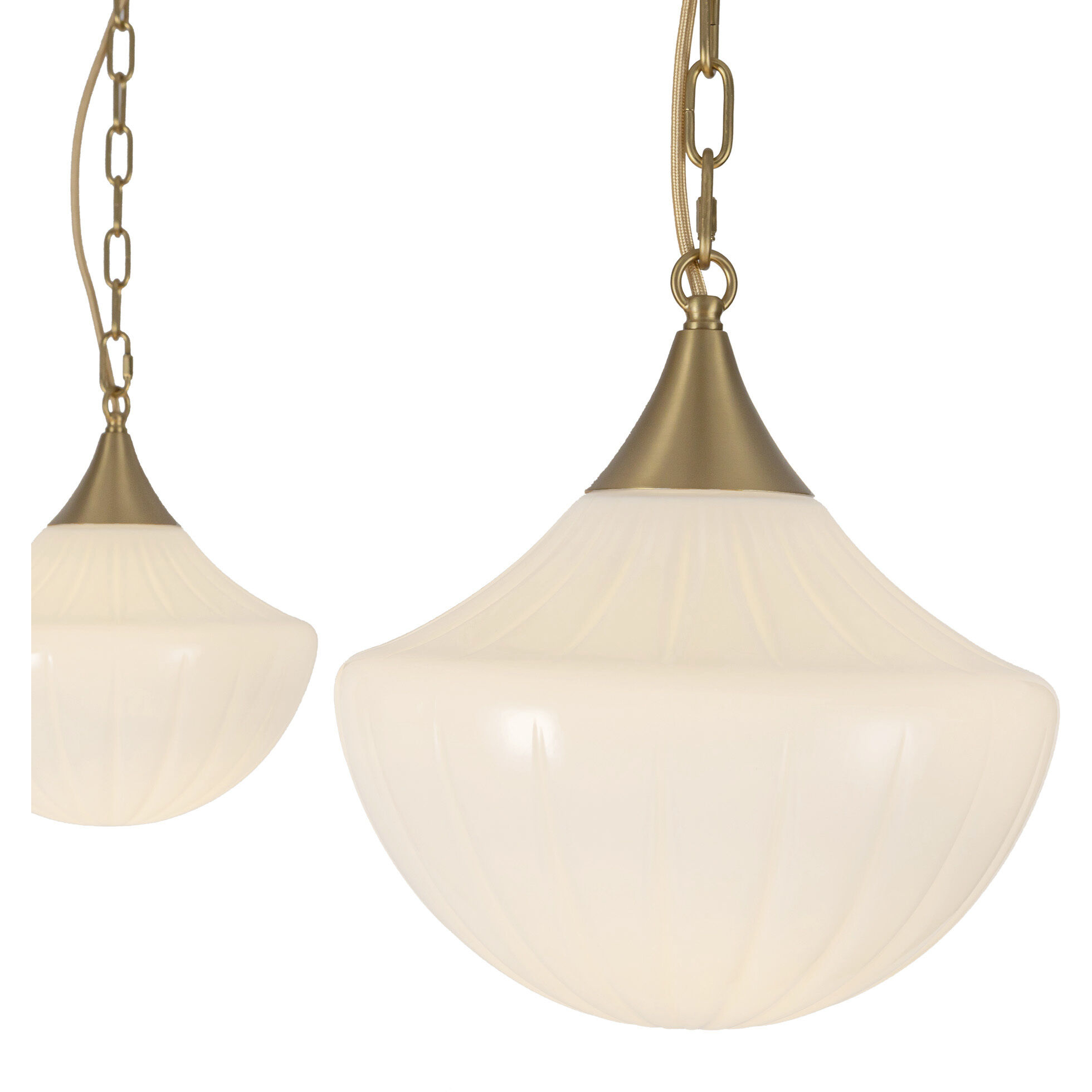 Alora Mood Farrah Multi Pendant Ceiling Light in Brushed Gold