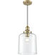 Khrisa 1 Light 10 inch Vintage Brass Indoor Pendant Ceiling Light