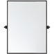Everly 32 X 24 inch Black Mirror