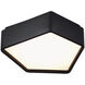 Fenway LED 12.25 inch Matte Black Flush Mount Ceiling Light