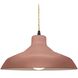 Radiance 1 Light 15.5 inch Canyon Clay and Matte Black Pendant Ceiling Light