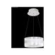 Contemporary LED 24 inch White Acrylic Chandelier Ceiling Light