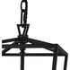 Cage 3 Light 8.5 inch Matte Black Pendant Ceiling Light