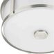 Gilliam 2 Light 12.62 inch Brushed Nickel Flushmount Ceiling Light